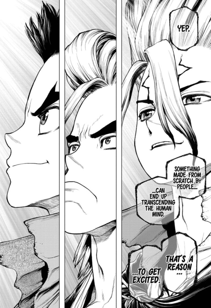 Dr. Stone Manga Chapter 208 page 16 - Science Transcends Humanity