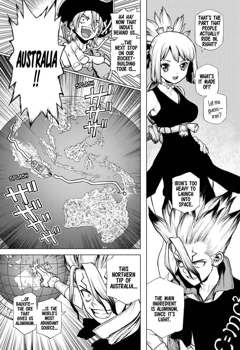 Dr. Stone Manga Chapter 209 page 3 - The Rocket's Hard Truth