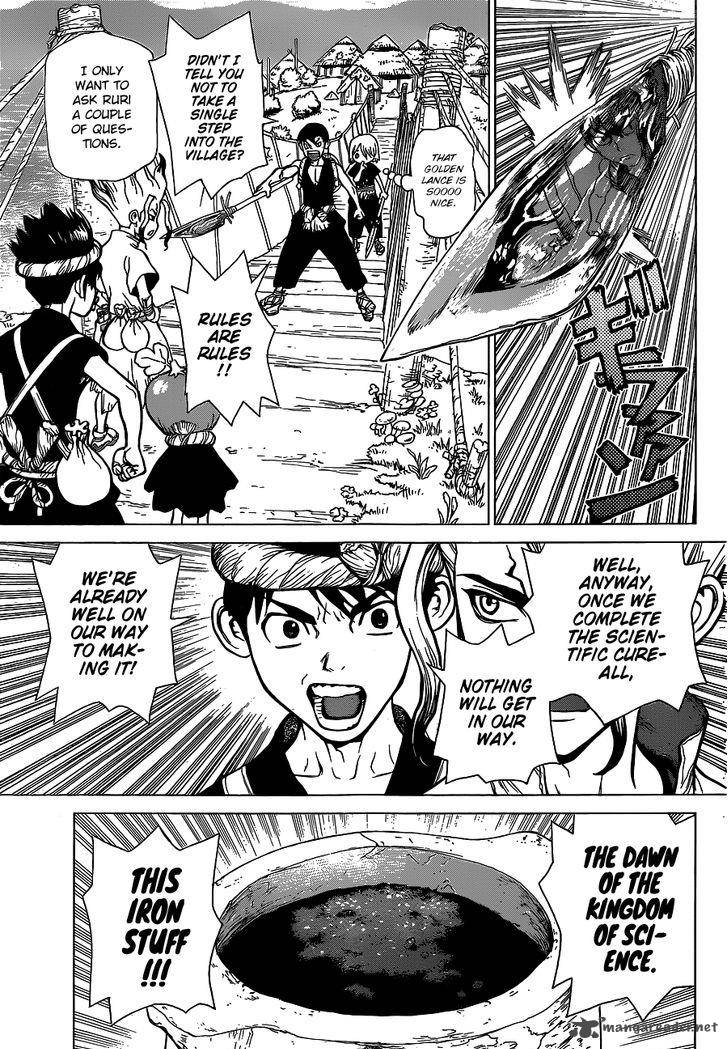 Dr. Stone Manga Chapter 21 page 11 - Dawn of Iron