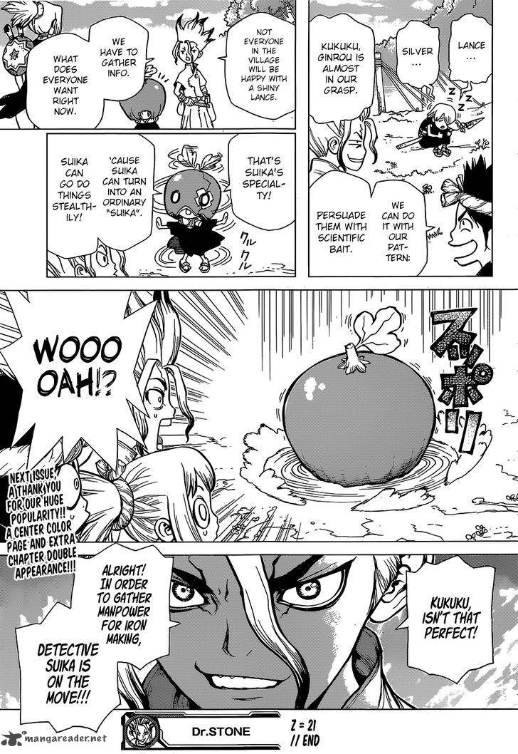 Dr. Stone Manga Chapter 21 page 18 - Dawn of Iron