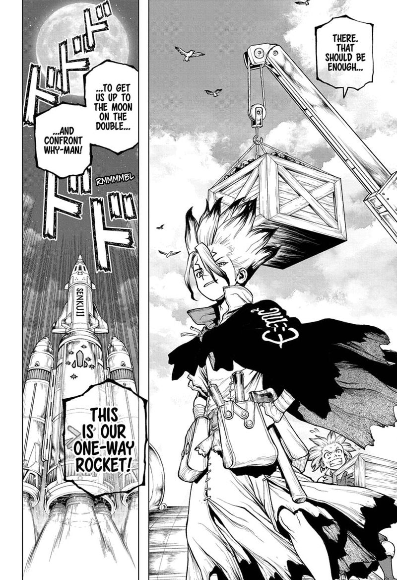 Dr. Stone Manga Chapter 210 page 16 - Not One-Way