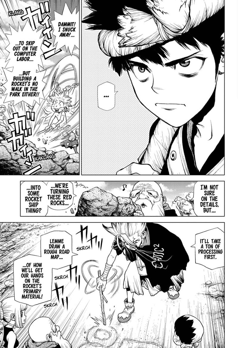 Dr. Stone Manga Chapter 210 page 3 - Not One-Way