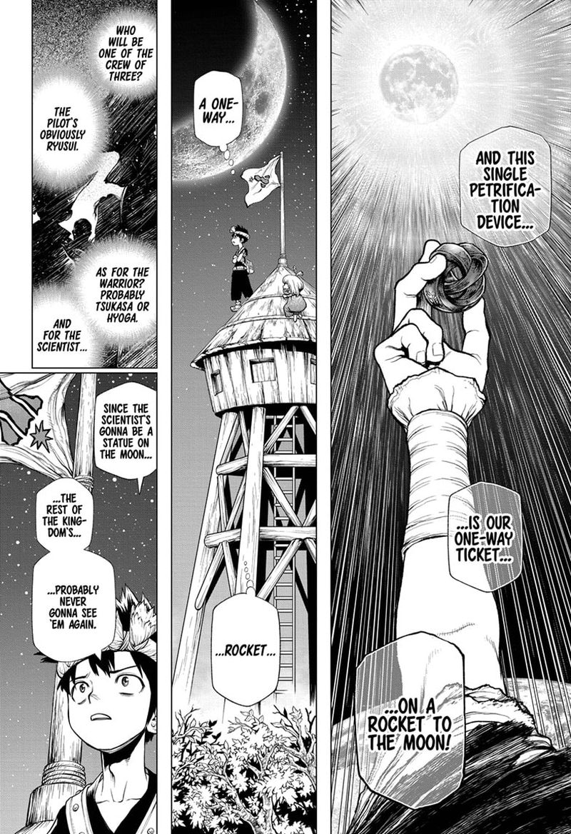 Dr. Stone Manga Chapter 210 page 9 - Not One-Way