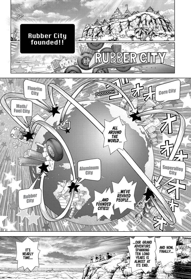 Dr. Stone Manga Chapter 211 page 3 - World Tour for Resources
