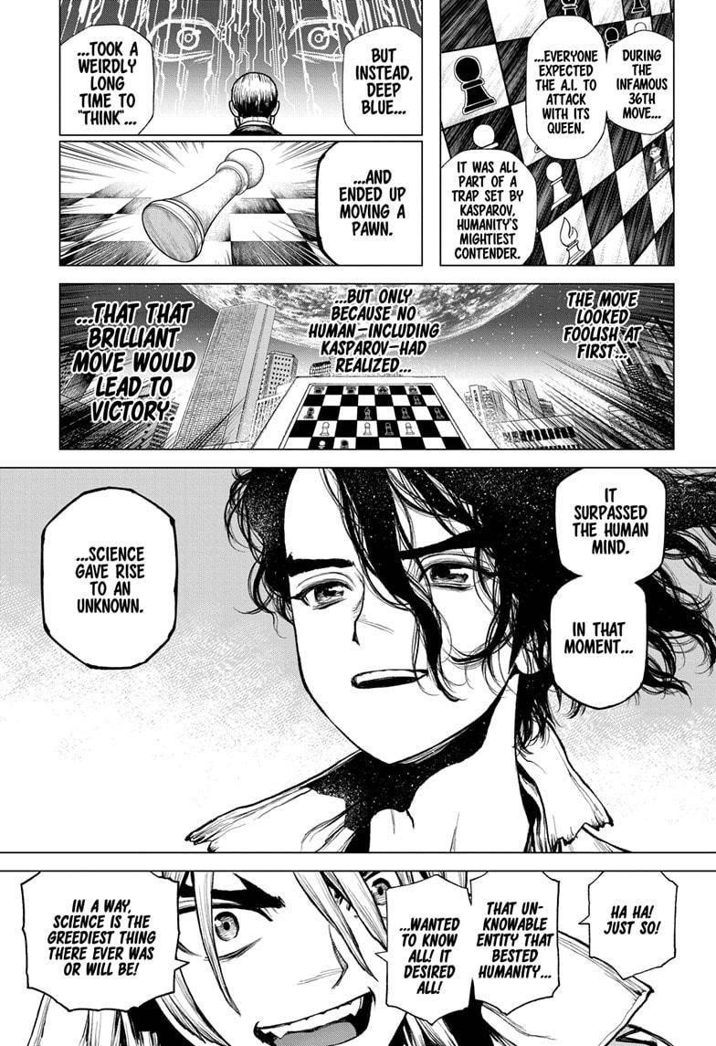 Dr. Stone Manga Chapter 213 page 14 - Unknown Known