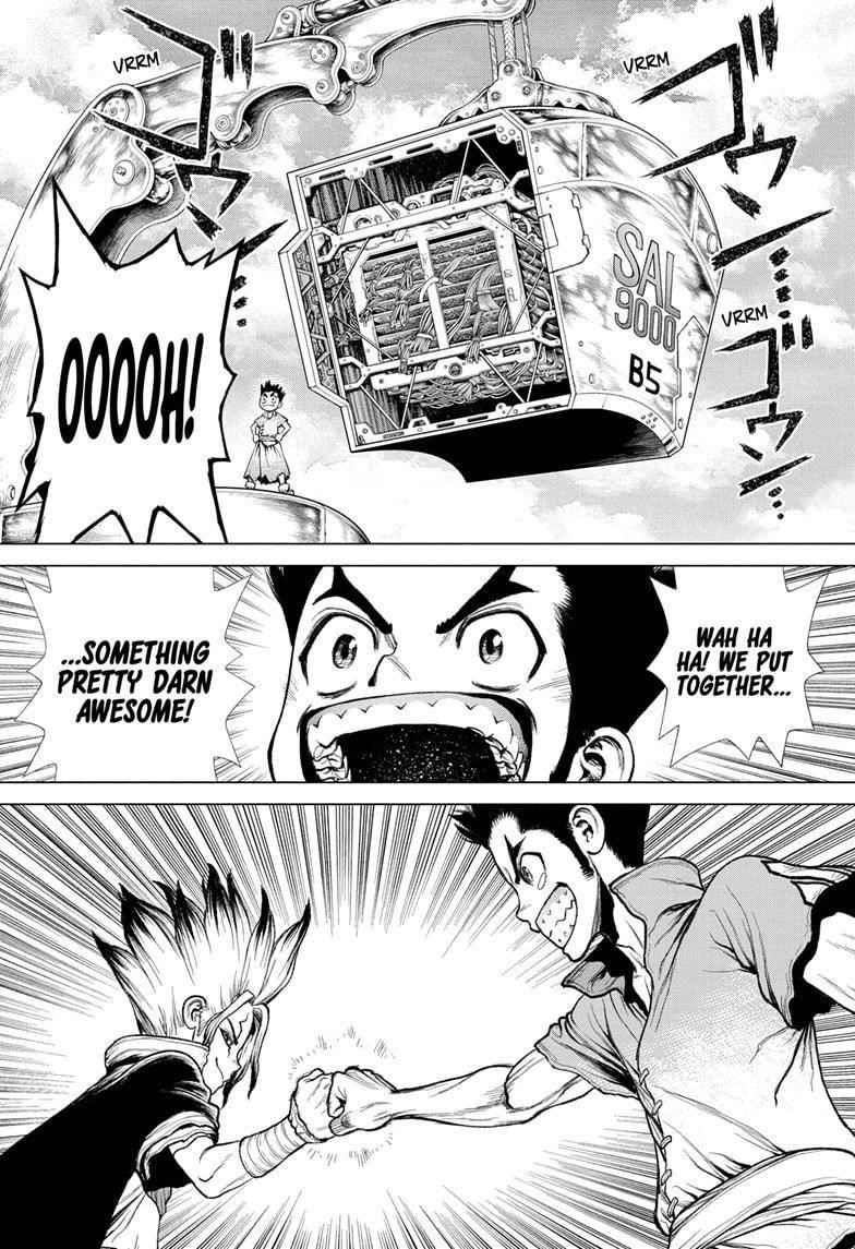 Dr. Stone Manga Chapter 213 page 8 - Unknown Known