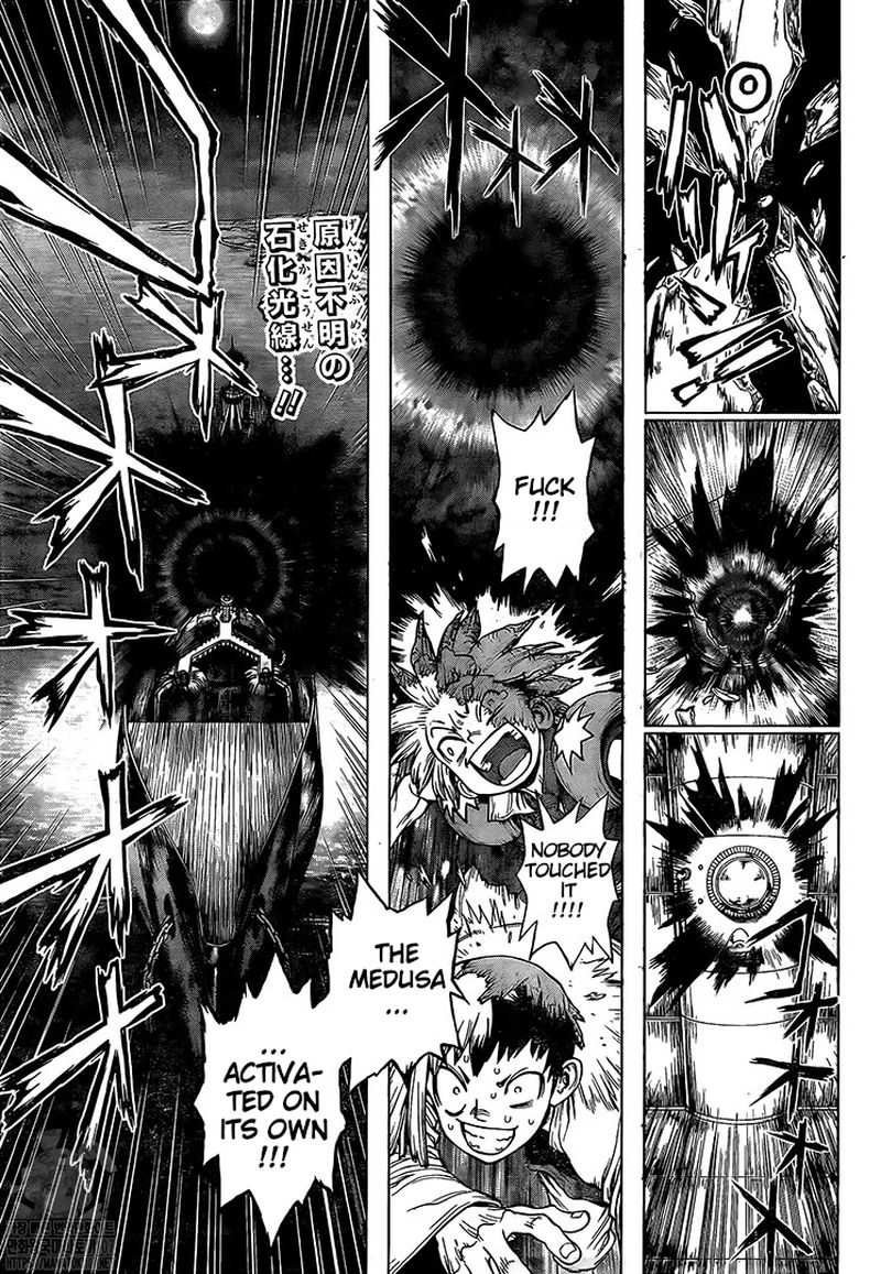 Dr. Stone Manga Chapter 214 page 1 - Stone World's Earth Defense Force