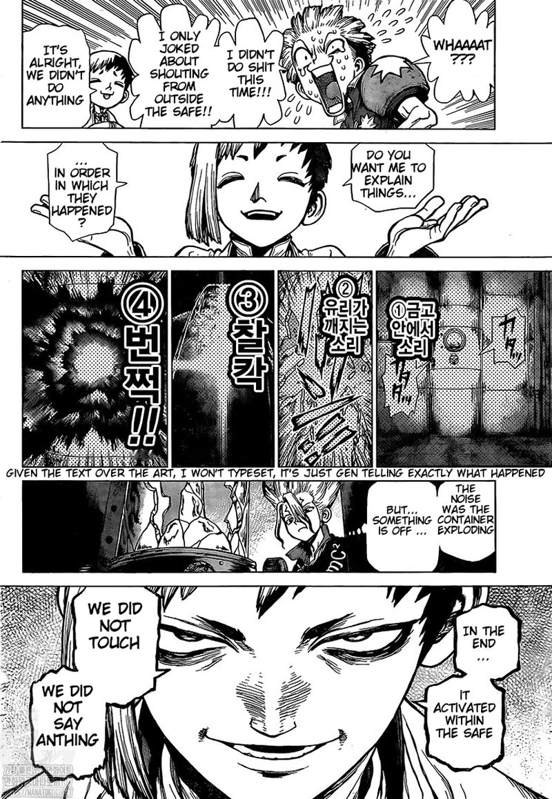 Dr. Stone Manga Chapter 214 page 6 - Stone World's Earth Defense Force