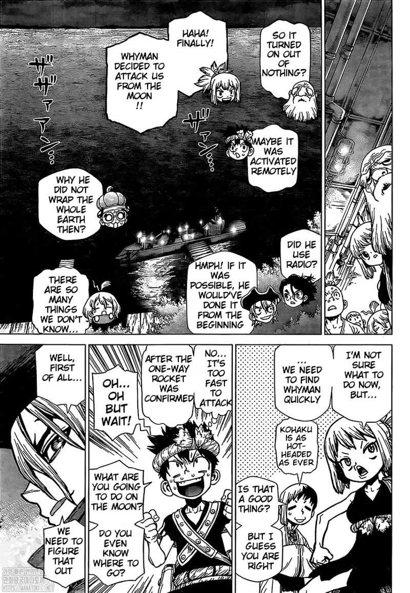 Dr. Stone Manga Chapter 214 page 7 - Stone World's Earth Defense Force