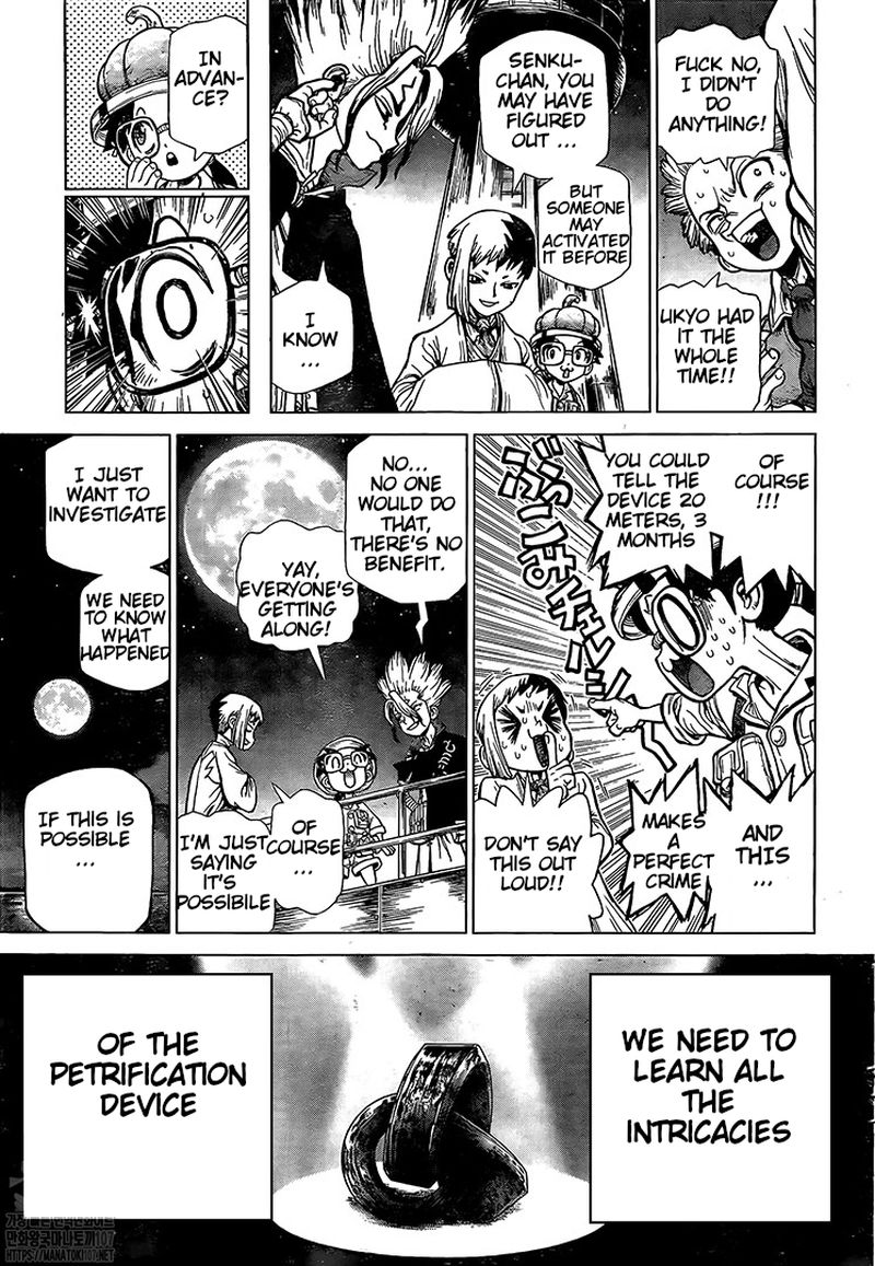 Dr. Stone Manga Chapter 214 page 9 - Stone World's Earth Defense Force