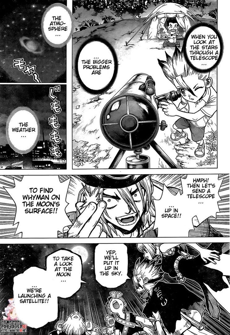 Dr. Stone Manga Chapter 215 page 1 - Long, Long Road