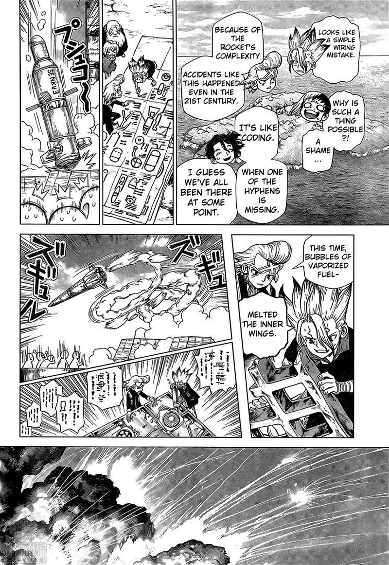 Dr. Stone Manga Chapter 215 page 14 - Long, Long Road