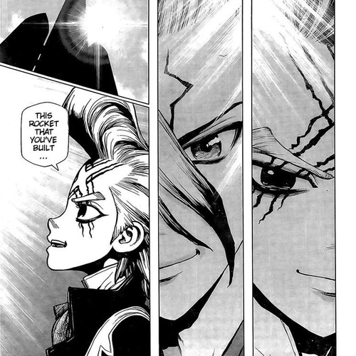 Dr. Stone Manga Chapter 215 (Long, Long Road) cover