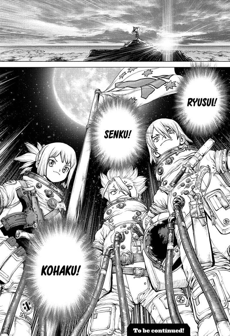 Dr. Stone Manga Chapter 219 page 18 - Three Heroes