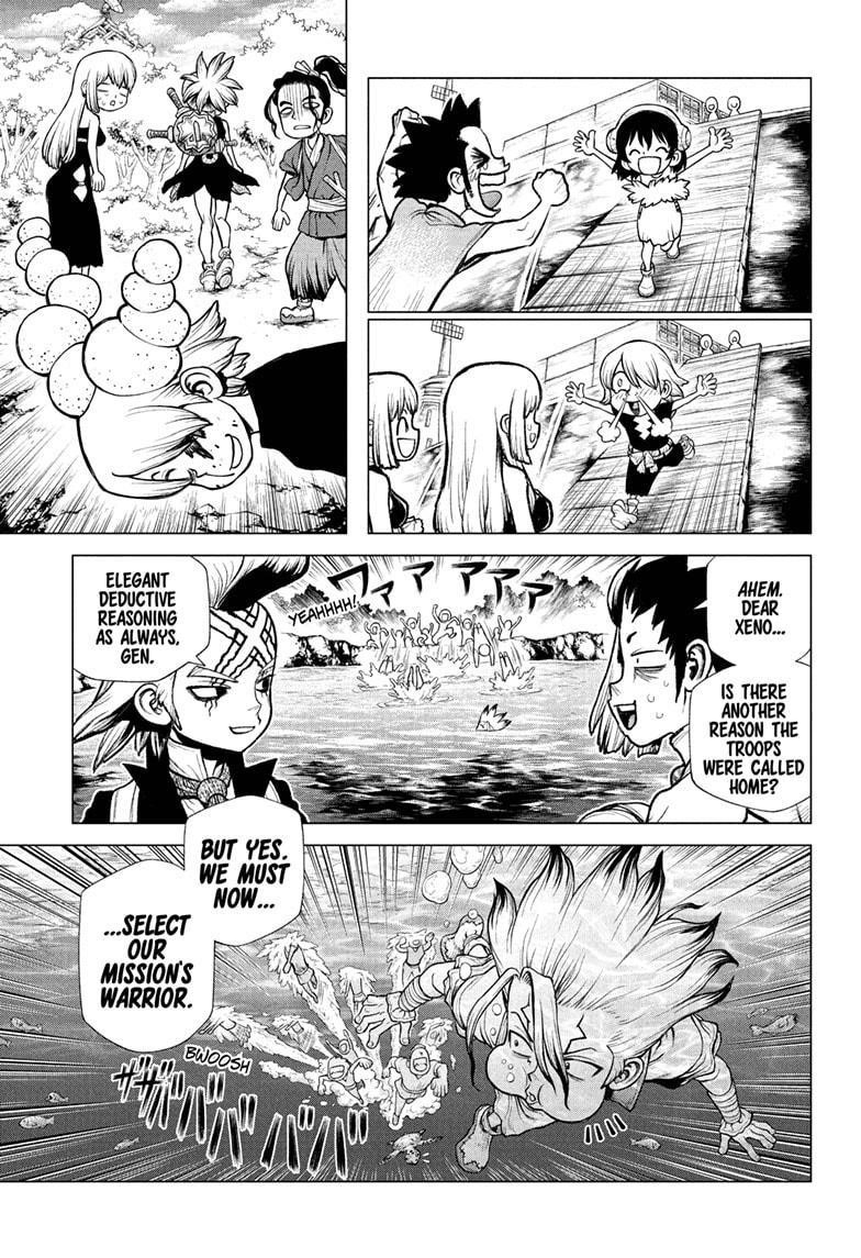 Dr. Stone Manga Chapter 219 page 7 - Three Heroes