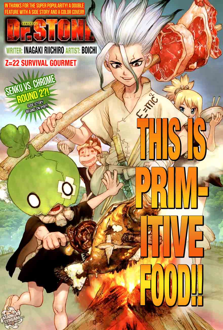 Dr. Stone Manga Chapter 22 page 1 - Survival Gourmet