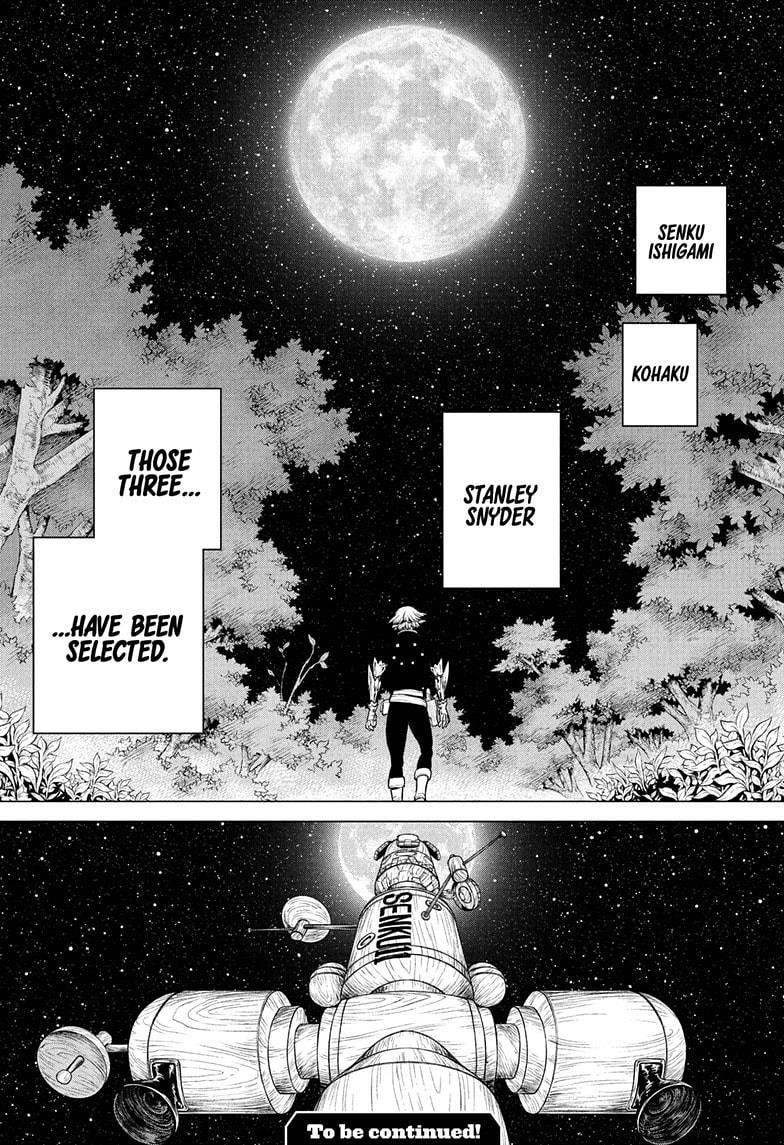 Dr. Stone Manga Chapter 221 page 18 - Entrusting It All