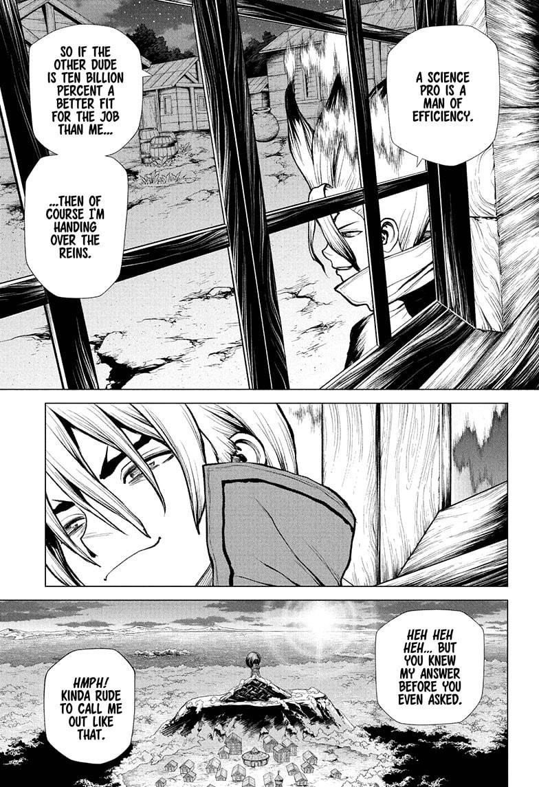 Dr. Stone Manga Chapter 221 page 5 - Entrusting It All