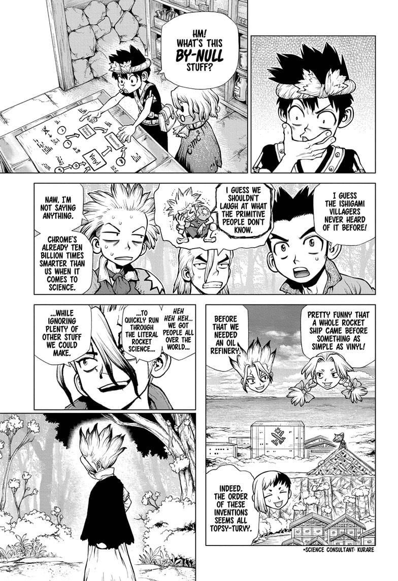 Dr. Stone Manga Chapter 222 page 3 - Science Road