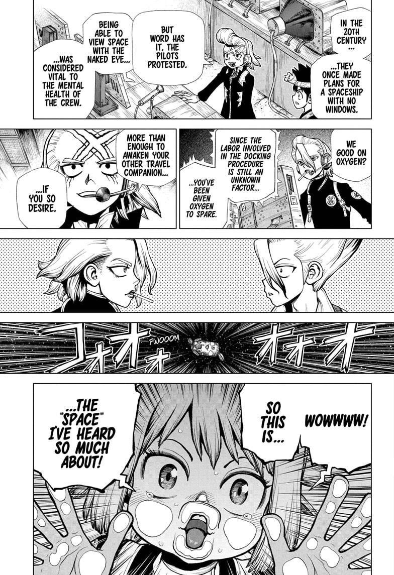 Dr. Stone Manga Chapter 224 page 11 - In Space