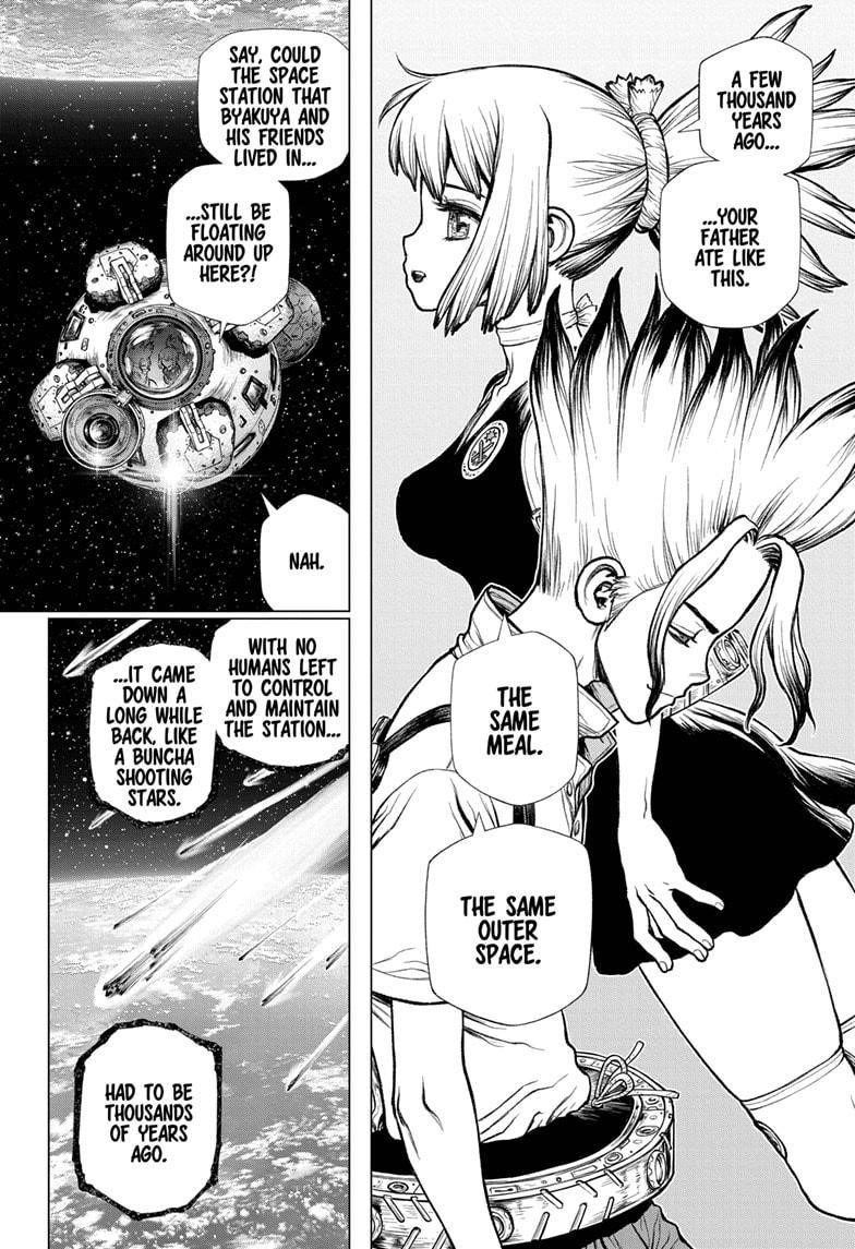 Dr. Stone Manga Chapter 224 page 14 - In Space