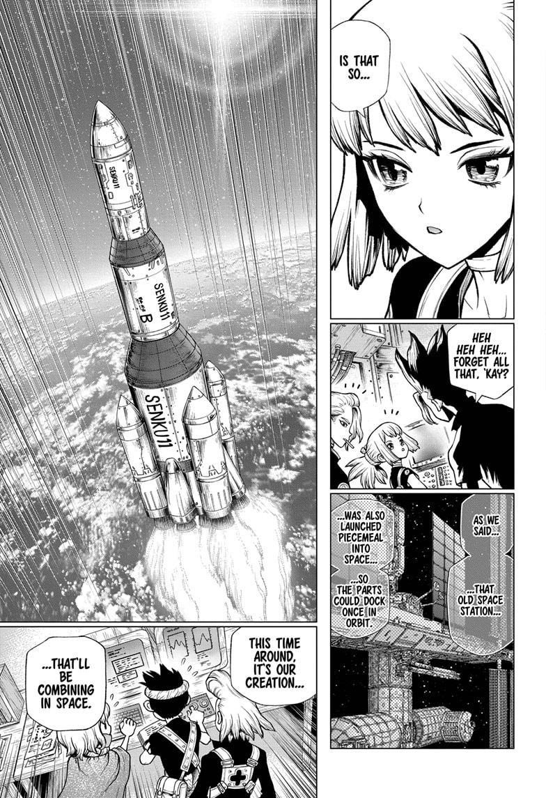 Dr. Stone Manga Chapter 224 page 15 - In Space