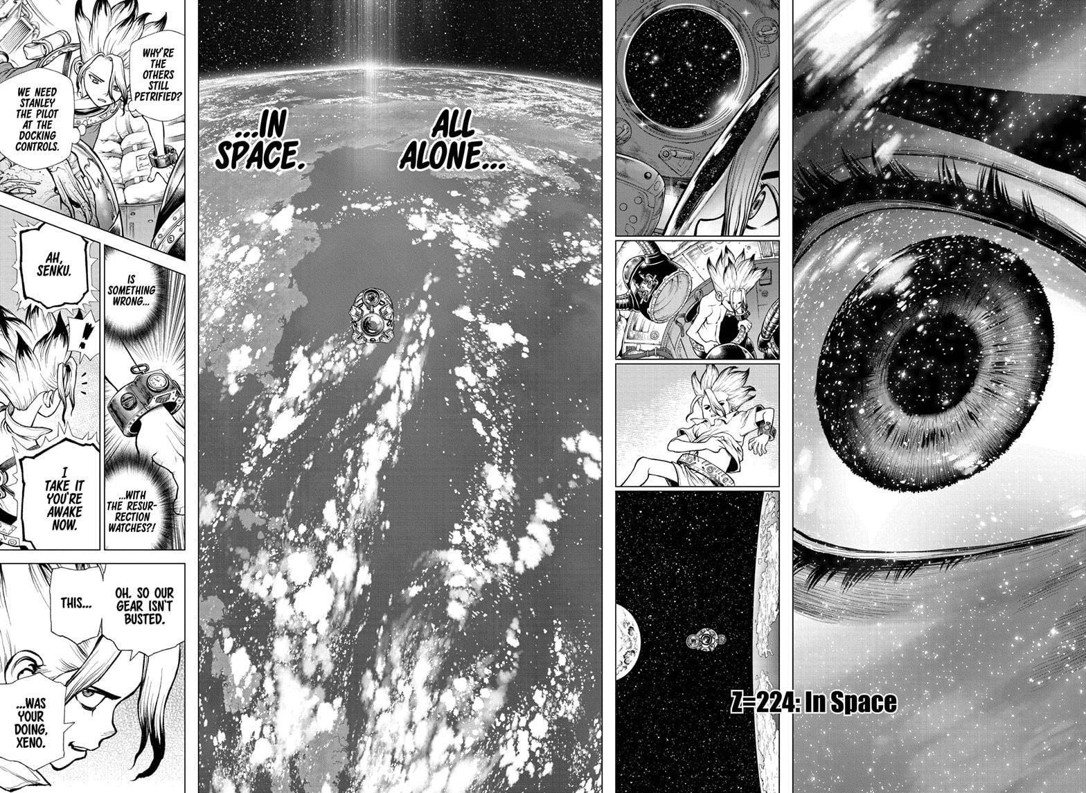 Dr. Stone Manga Chapter 224 page 7 - In Space