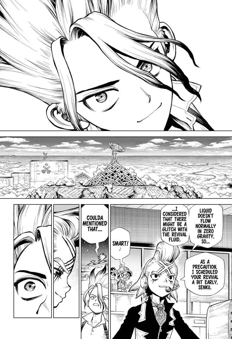 Dr. Stone Manga Chapter 224 page 8 - In Space
