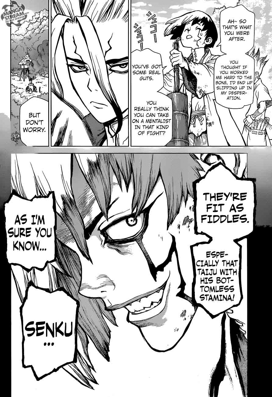 Dr. Stone Manga Chapter 23 page 13 - The Smooth Talker