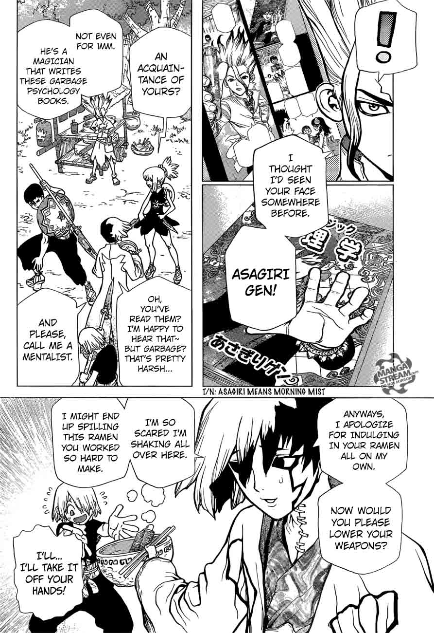 Dr. Stone Manga Chapter 23 page 9 - The Smooth Talker