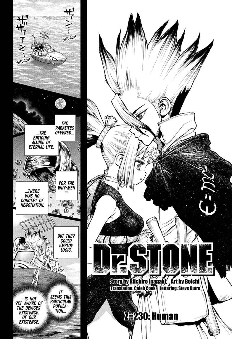 Dr. Stone Manga Chapter 230 page 4 - Human
