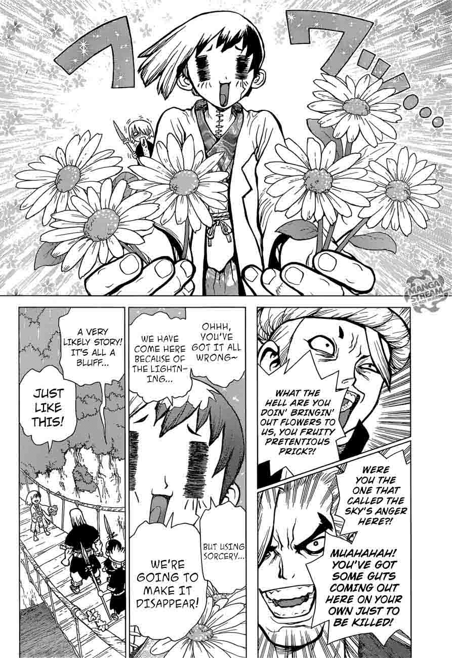 Dr. Stone Manga Chapter 24 page 12 - Lightning Speed!!
