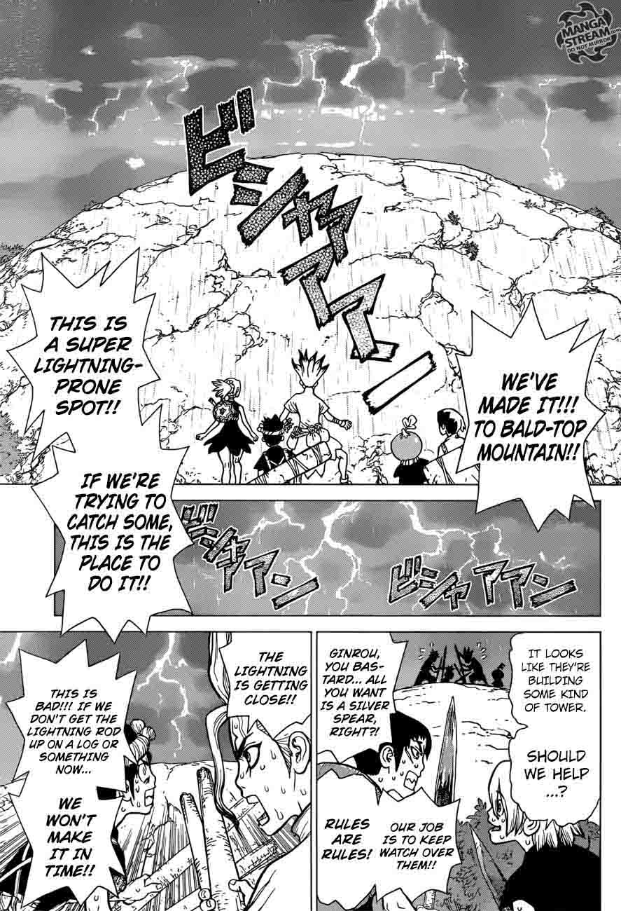 Dr. Stone Manga Chapter 24 page 15 - Lightning Speed!!