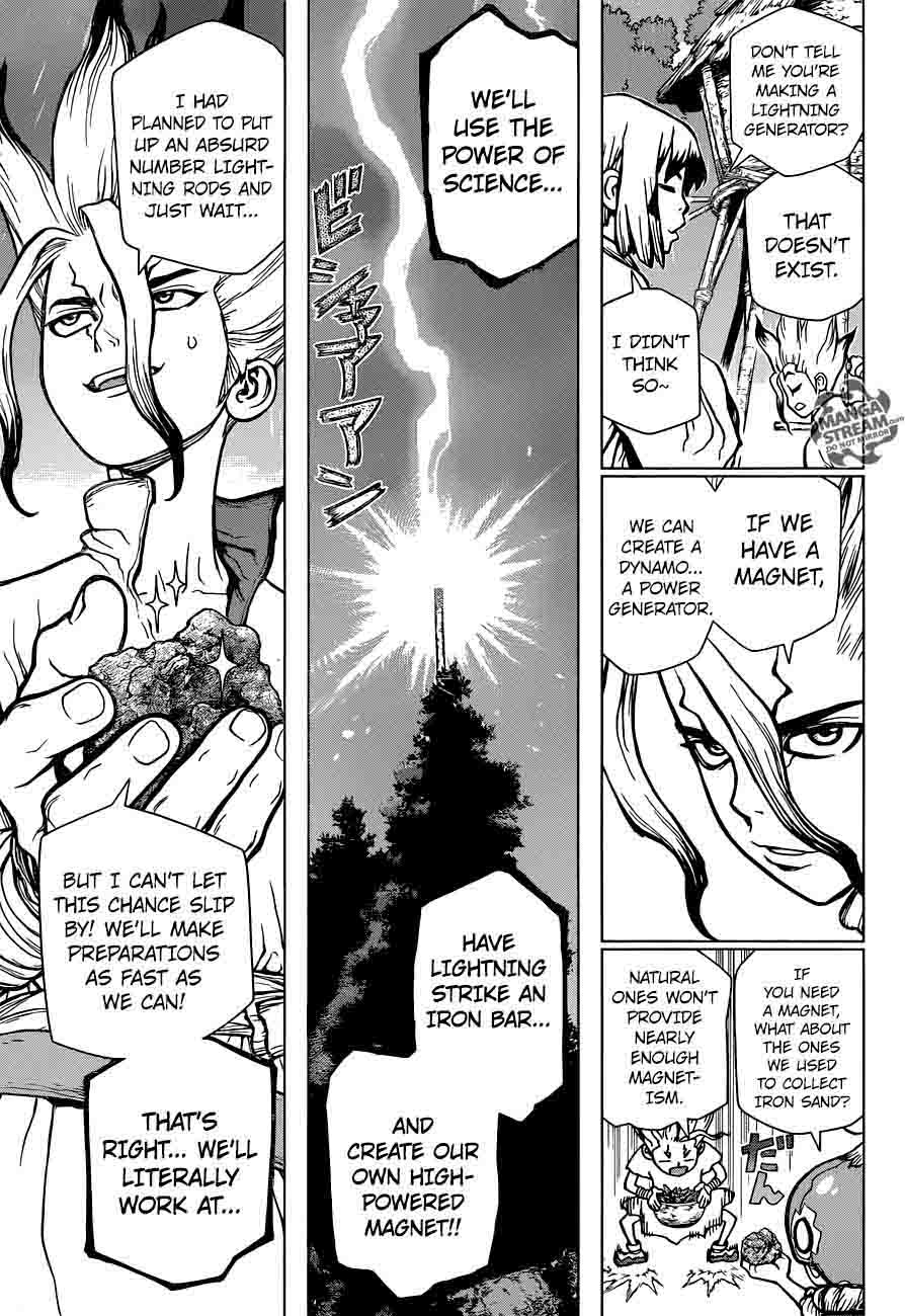 Dr. Stone Manga Chapter 24 page 7 - Lightning Speed!!
