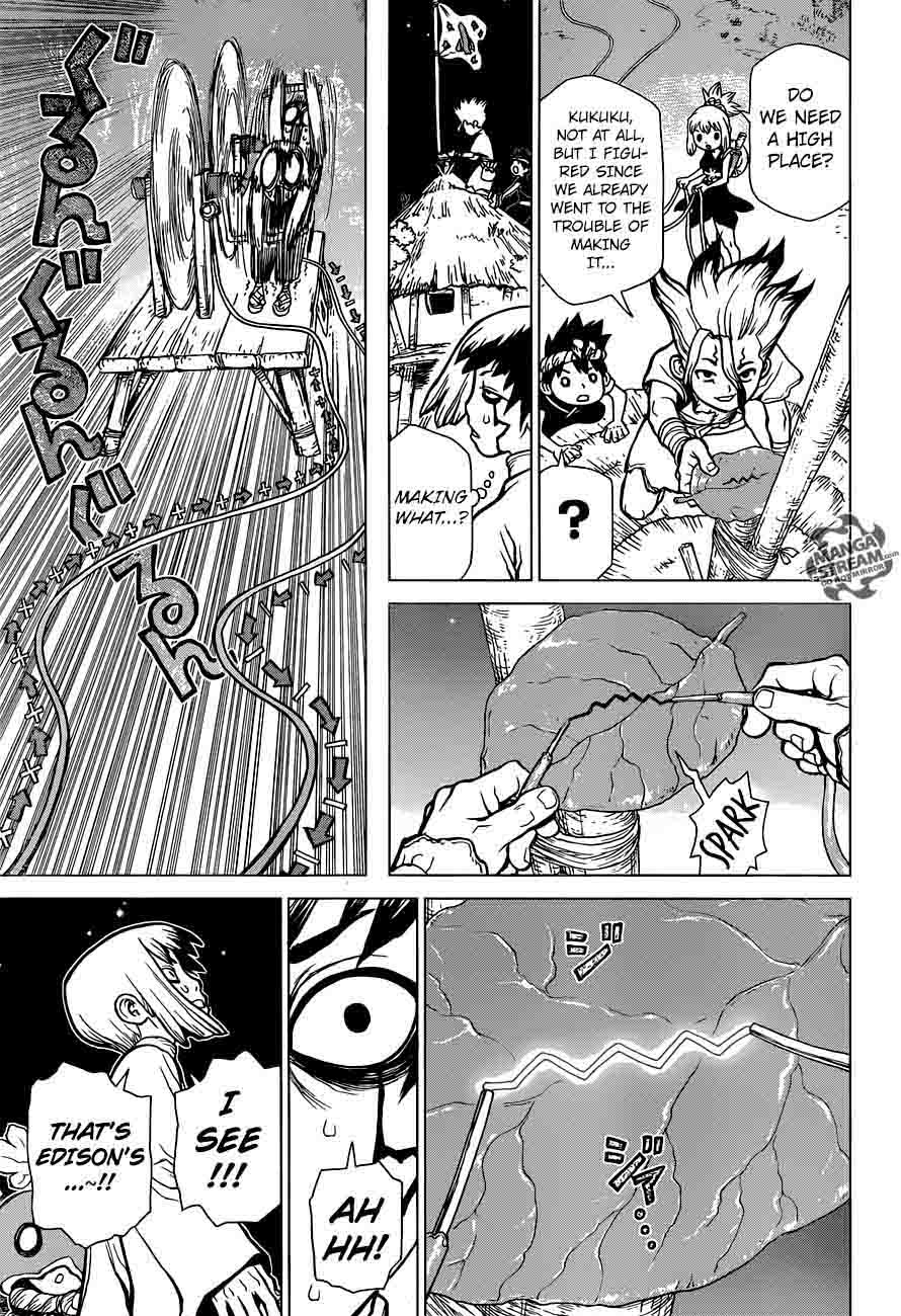 Dr. Stone Manga Chapter 25 page 13 - By These Hands, the Light of Science