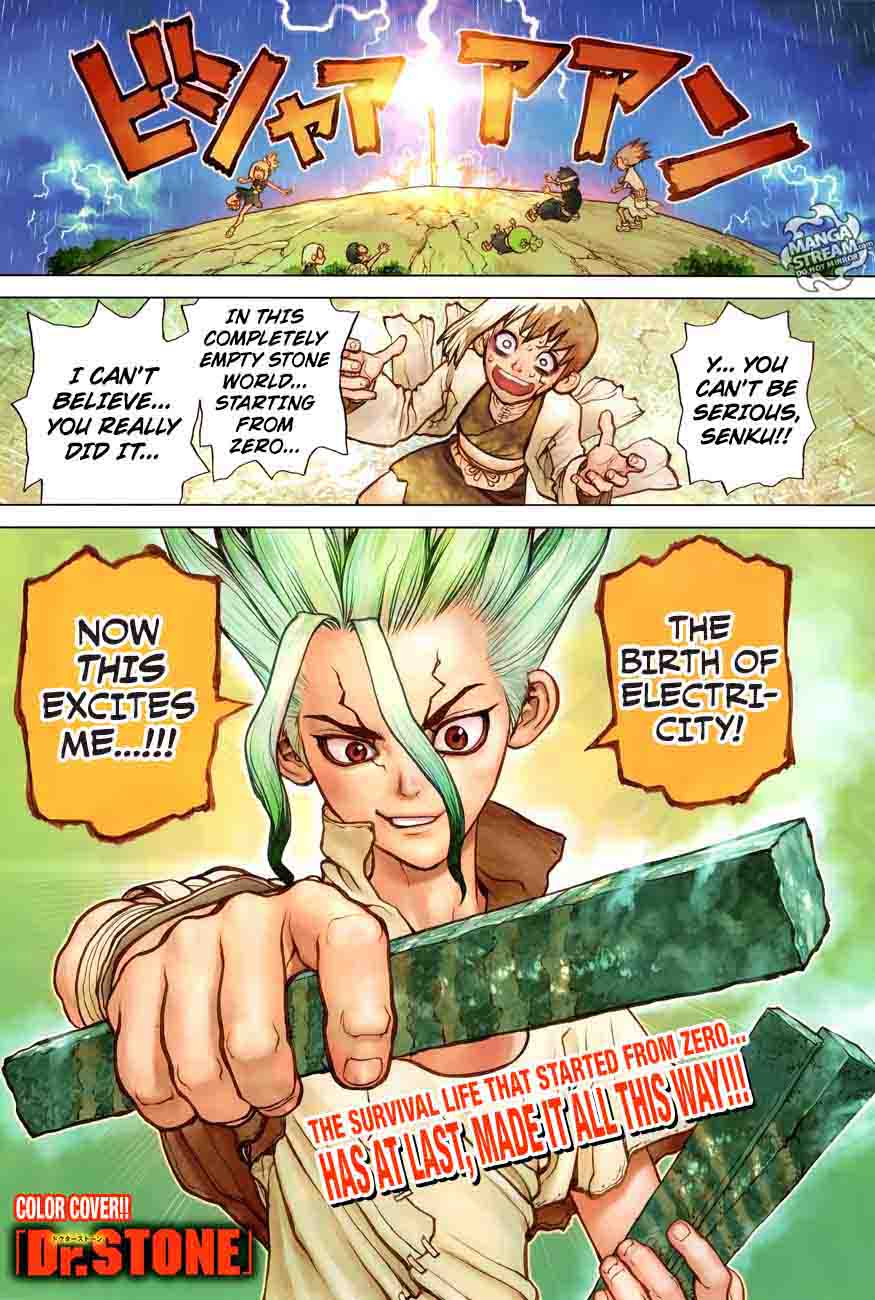 Dr. Stone Manga Chapter 25 page 2 - By These Hands, the Light of Science