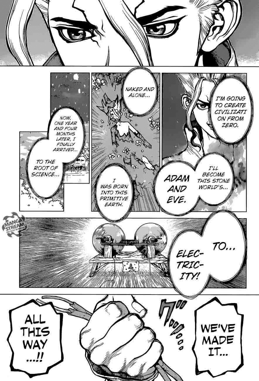 Dr. Stone Manga Chapter 25 page 20 - By These Hands, the Light of Science