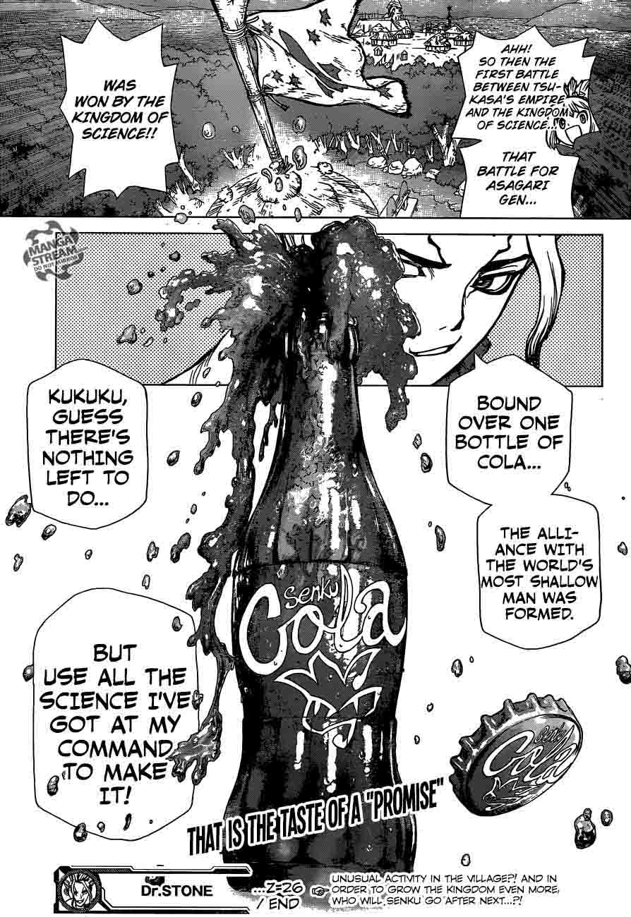 Dr. Stone Manga Chapter 26 page 19 - A Shallow Alliance