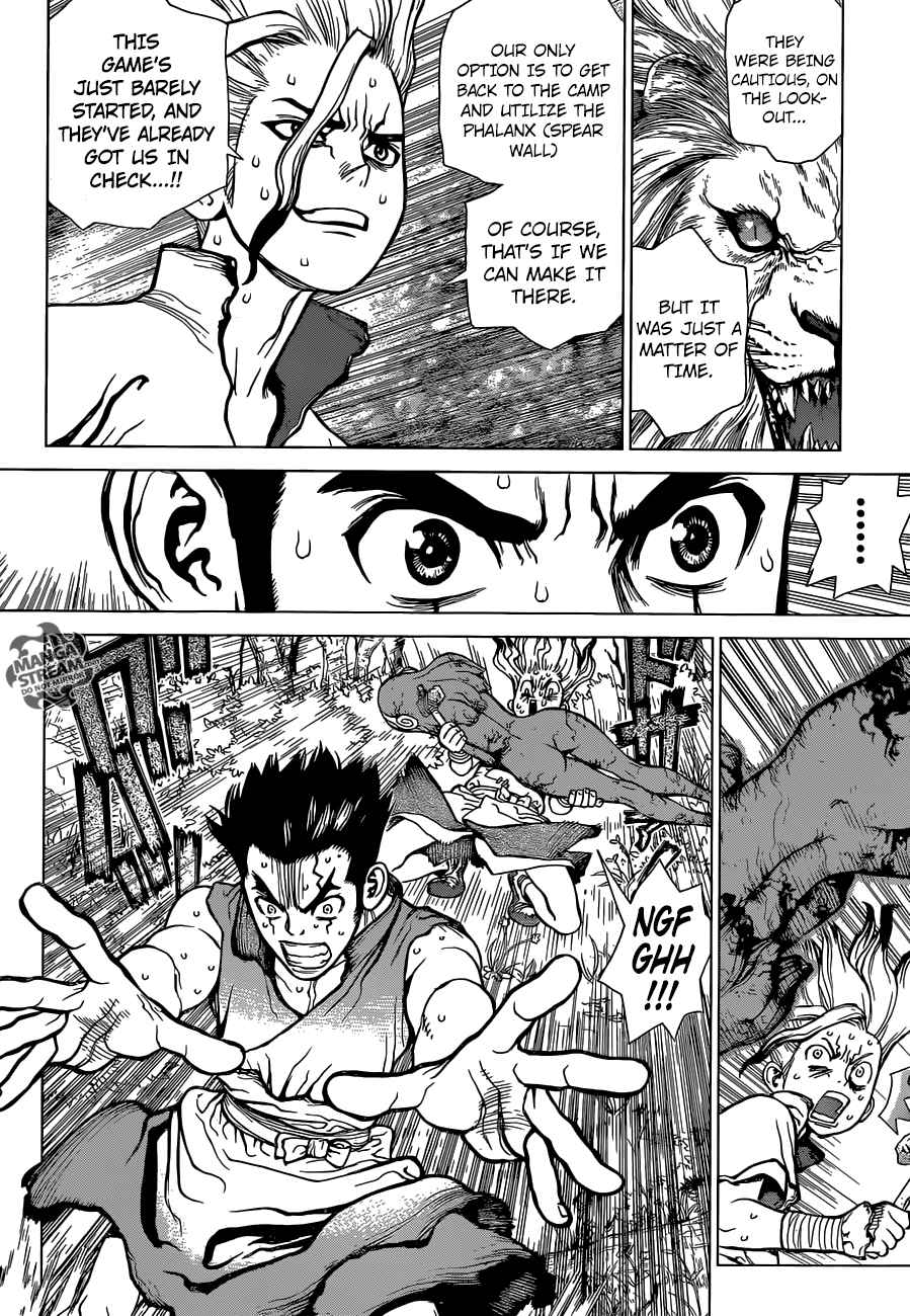 Dr. Stone Manga Chapter 3 page 10 - King of The Stone World