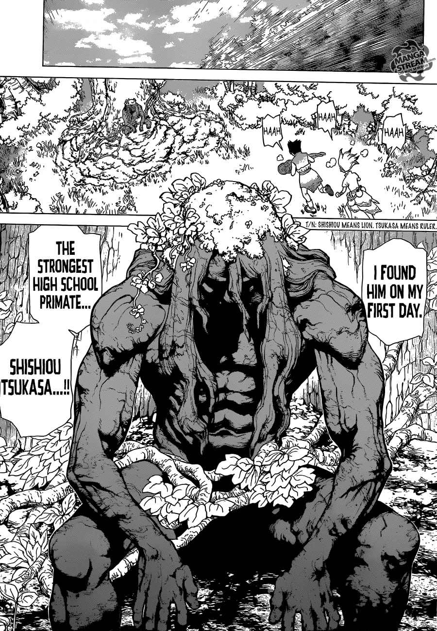 Dr. Stone Manga Chapter 3 page 13 - King of The Stone World