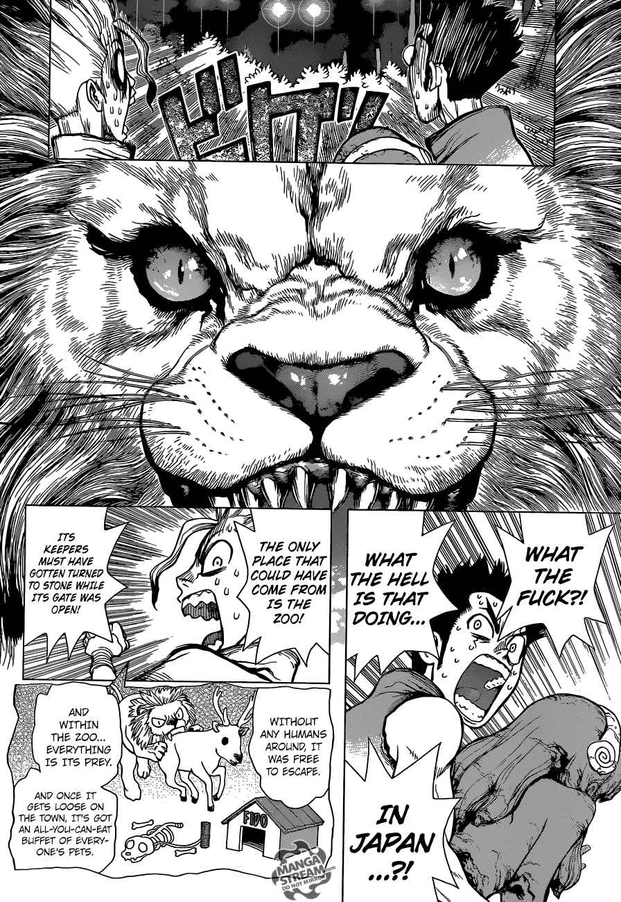 Dr. Stone Manga Chapter 3 page 6 - King of The Stone World