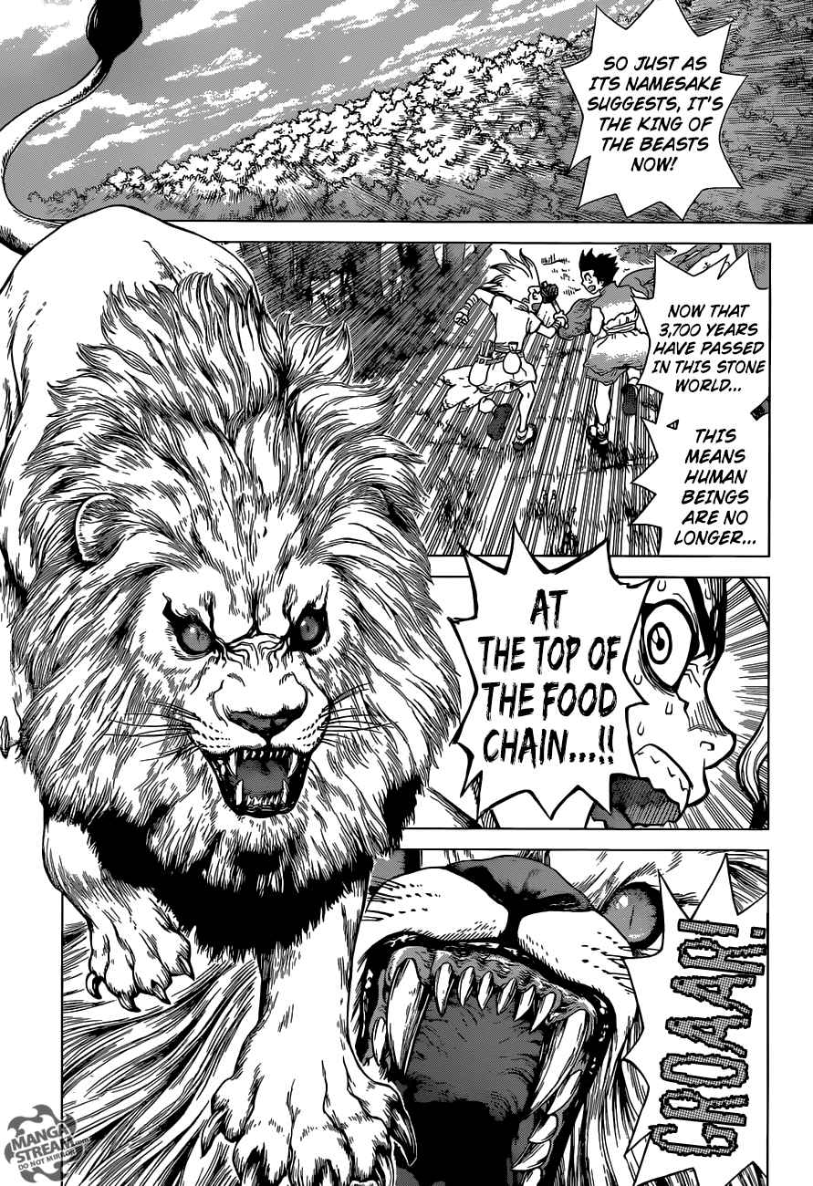 Dr. Stone Manga Chapter 3 page 7 - King of The Stone World