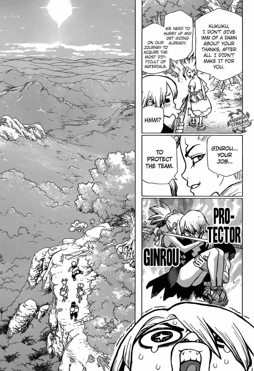 Dr. Stone Manga Chapter 30 page 3 - Death Green
