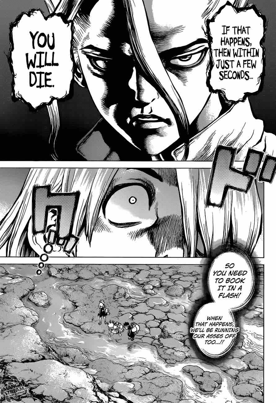 Dr. Stone Manga Chapter 30 page 5 - Death Green
