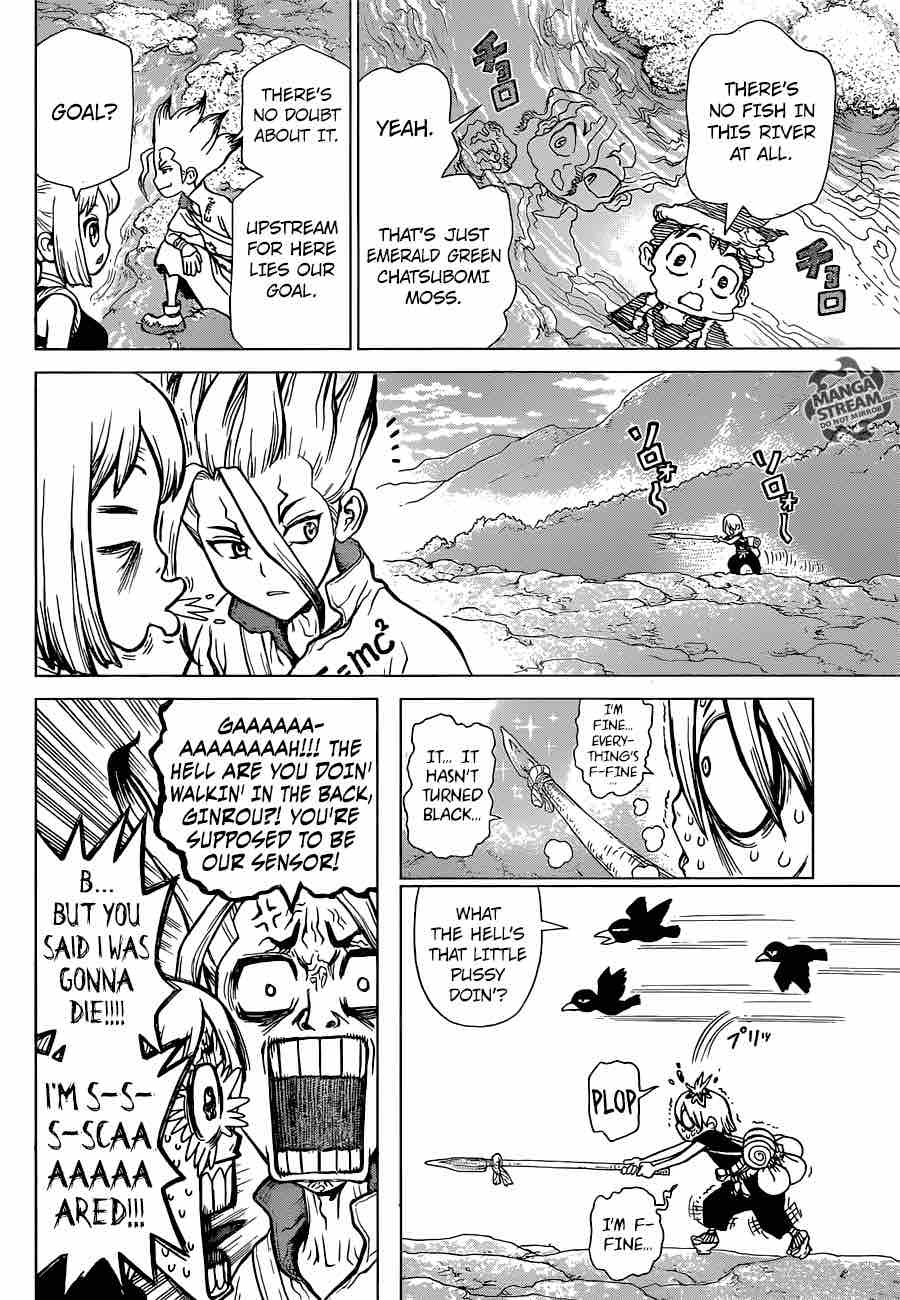Dr. Stone Manga Chapter 30 page 6 - Death Green