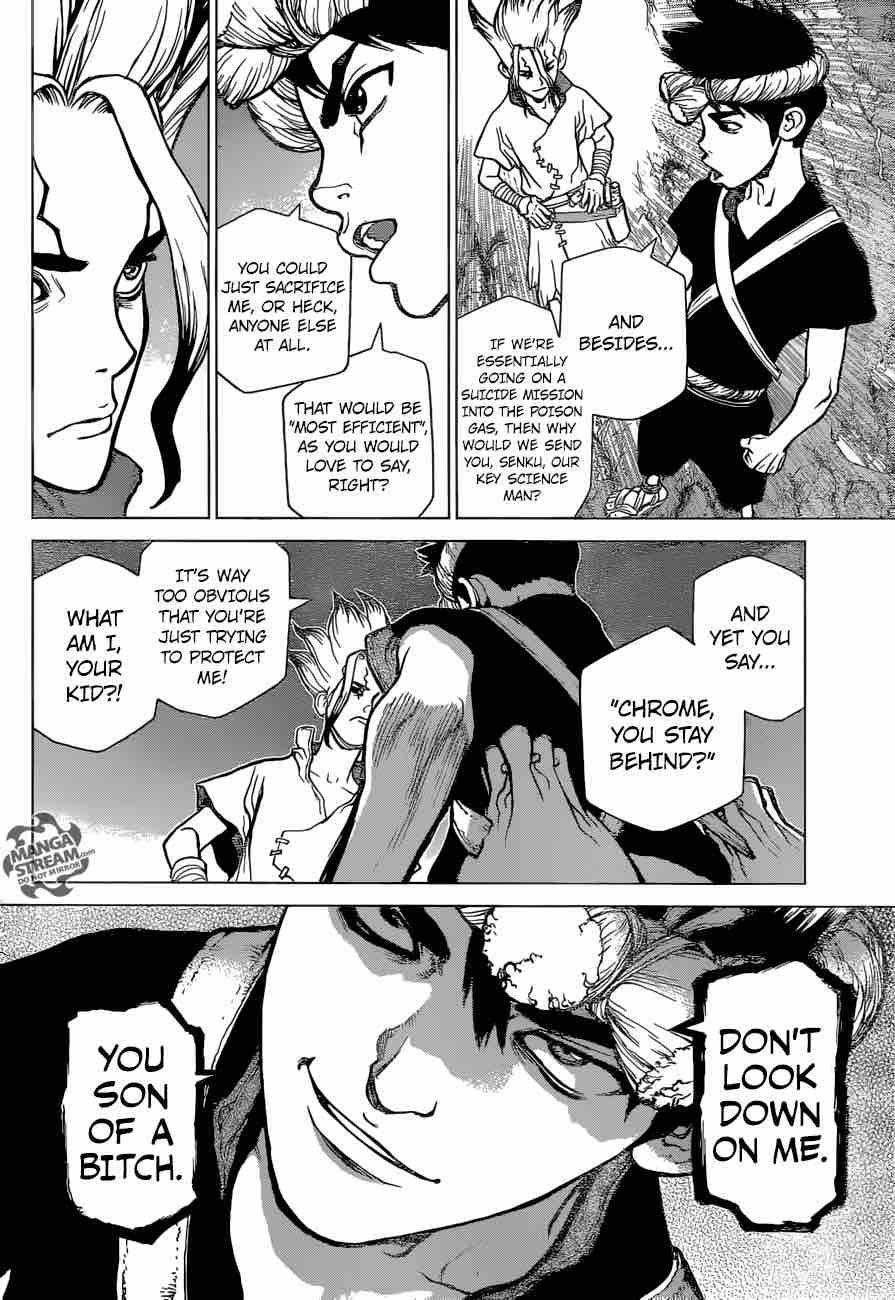 Dr. Stone Manga Chapter 31 page 10 - Friends Have Each Other's Backs