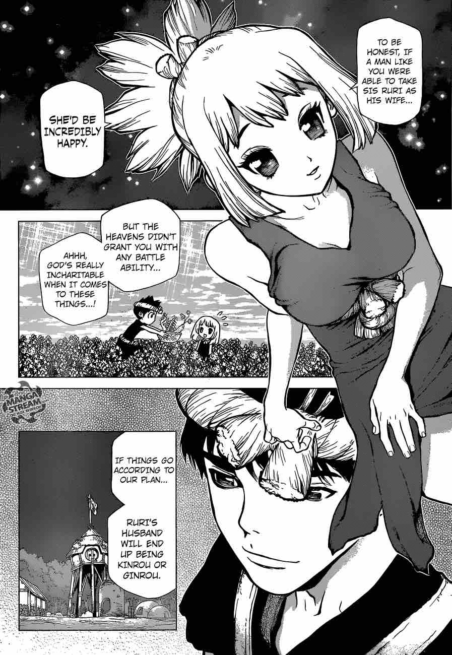 Dr. Stone Manga Chapter 31 page 15 - Friends Have Each Other's Backs