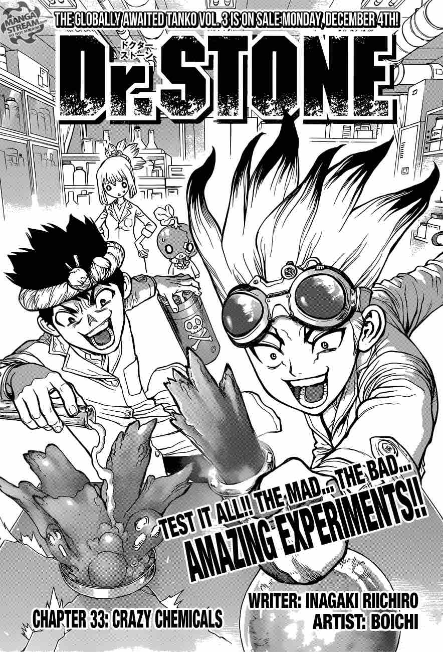 Dr. Stone Manga Chapter 33 page 3 - Baad Chemicals