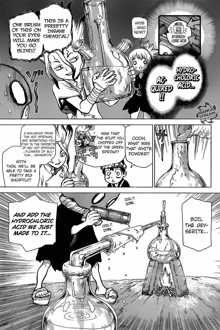 Dr. Stone Manga Chapter 33 page 5 - Baad Chemicals