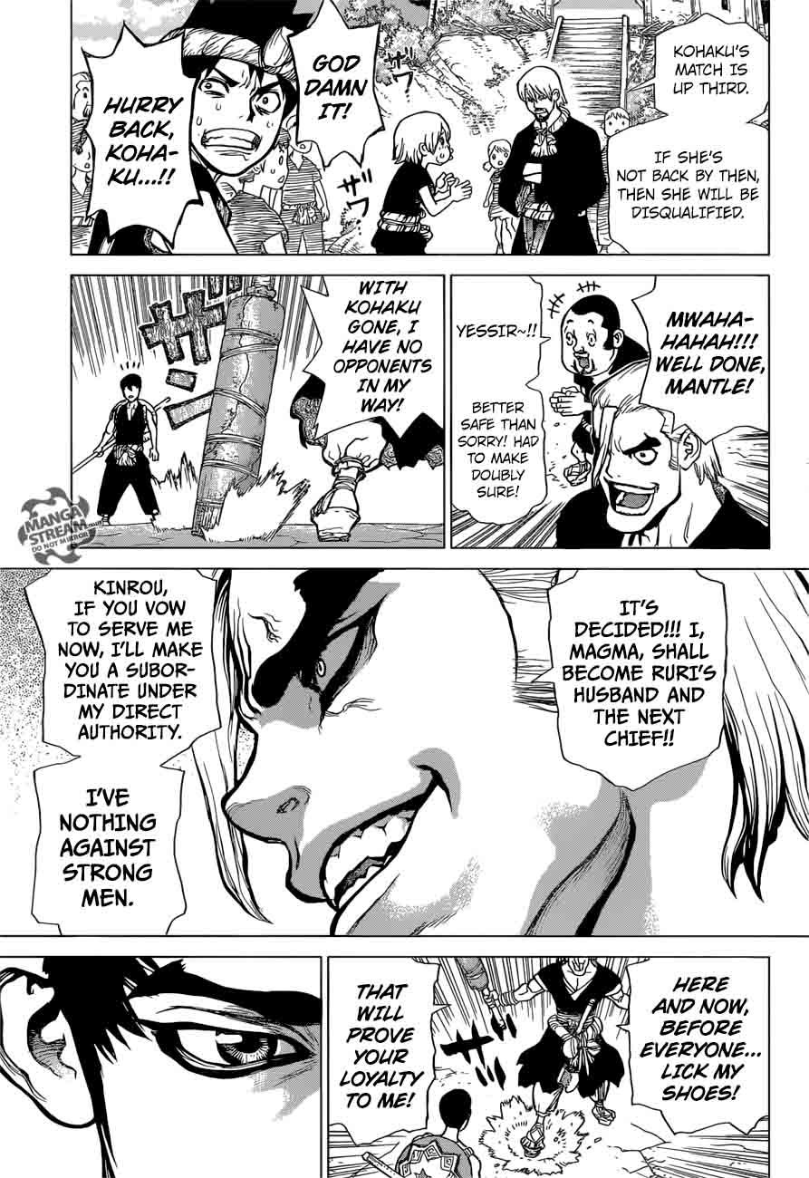 Dr. Stone Manga Chapter 34 page 17 - Sneaky Grand Bout Strategy